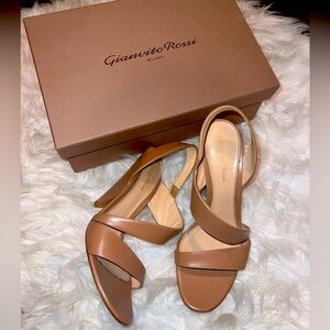 Gianvito Rossi tan sandal size 8.5